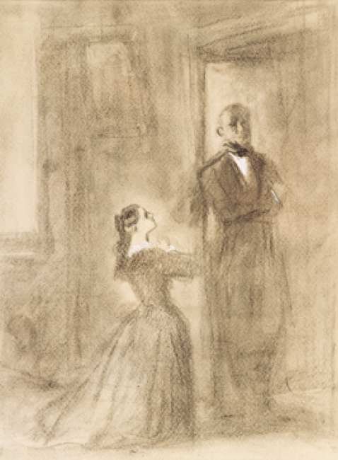 Anna Karenina (Lew Tolstoi, Anna Karenina) von Konstantin Iwanowitsch Rudakow, 1946.