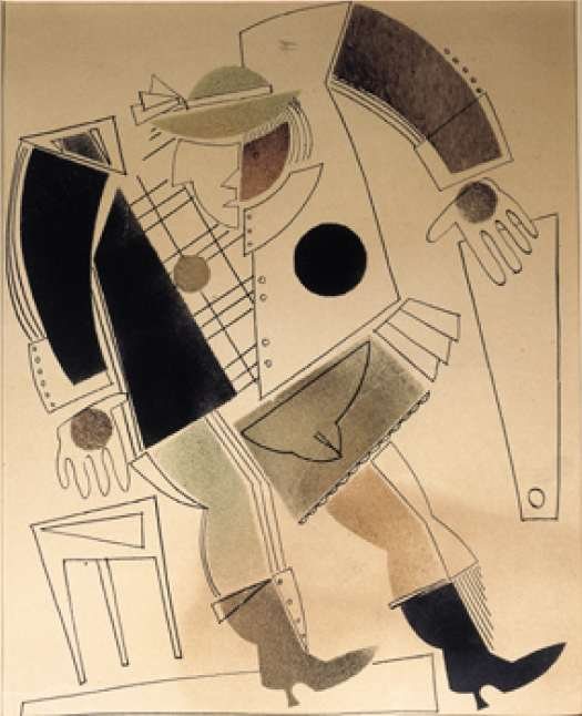Dame im transparenten Unterkleid von Wladimir Wassiljewitsch Lebedew, 1925.