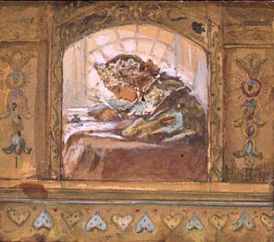 Die kleine Prinzessin, die schreibt von Elisabeth Boehm, 1900.