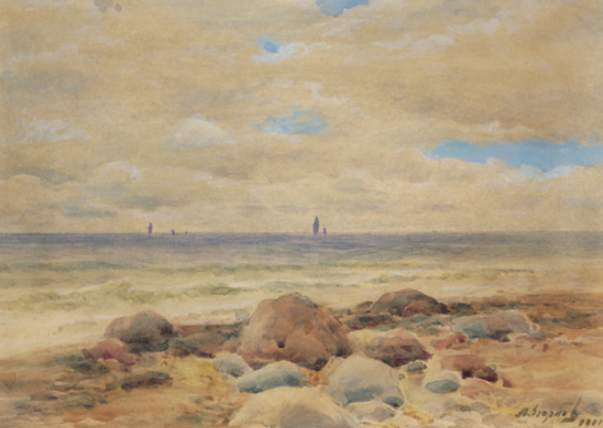 Die Küste der Ostsee von Aleksandr Semionowitsch Wedernikow, 1901.