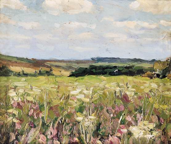 Frühling von Piotr Dmitrievich Buchkin.