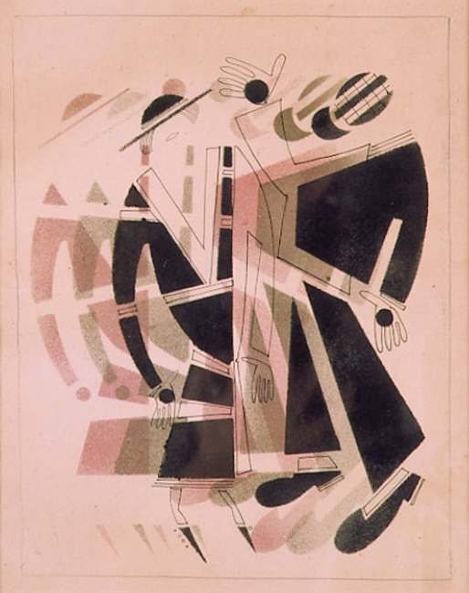 Junge Verliebte von Wladimir Wassiljewitsch Lebedew, 1925.