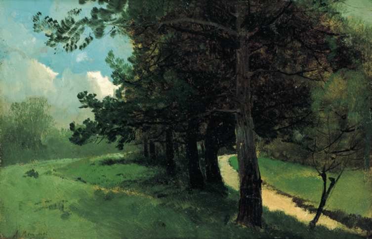 Landstraße von Aleksei Ignatiewitsch Kirillow.