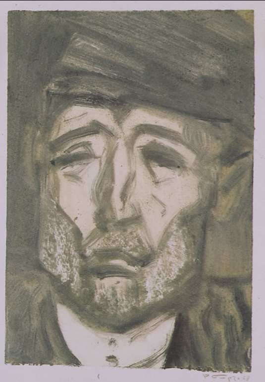 Porträt eines Mannes von Rostislav Nikolaevich Barto.