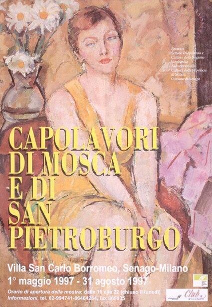 Ausstellungsplakat Capolavori di Mosca e di San Pietroburgo, 1997