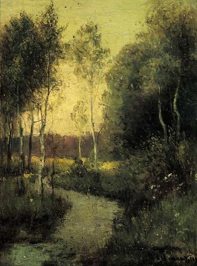 Birken am Ufer von Isaac Ilyich Levitan, 1896.