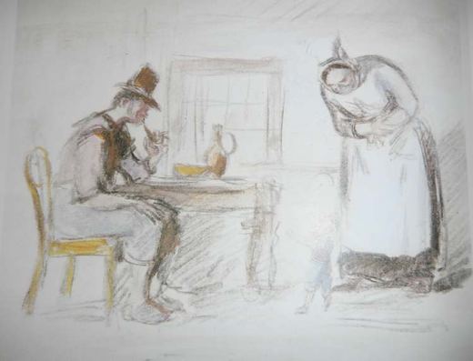 Däumling (nach dem Märchen der Brüder Grimm) von Konstantin Iwanowitsch Rudakow.