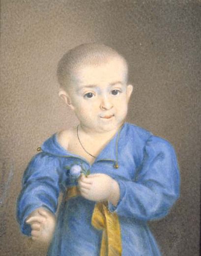 Das Kind von Lew Dmitriewitsch Kriukow, 1829.
