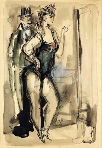Ein schöner Abend (2) von Konstantin Iwanowitsch Rudakow, 1925.