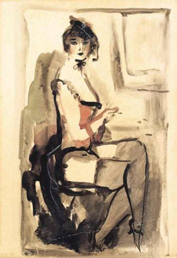 Eine Pause von Konstantin Iwanowitsch Rudakow, 1925.