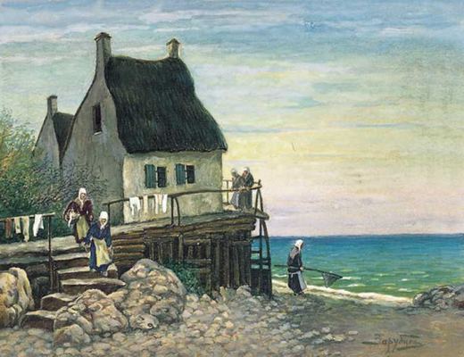 Fischerhaus von Viktor Ivanovich Zarubin.