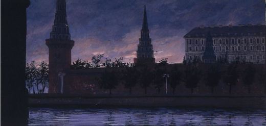Frühling in Moskau von Alexander Nikolayevich Samokhvalov.