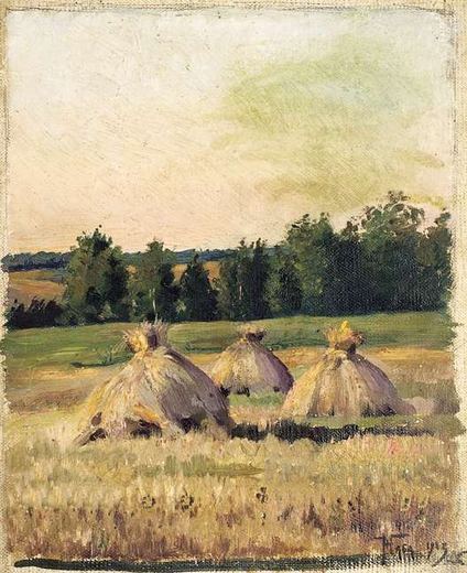 Heuhaufen von Alfons Konstantinovich Dzhaba, 1913.