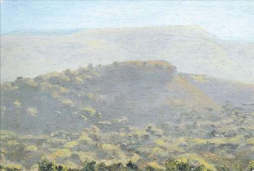 Himmel und Hügel von Nikolai Nikanorowitsch Dubowskoi, 1899.