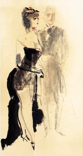 Im Begriff auszugehen von Konstantin Iwanowitsch Rudakow, 1925.