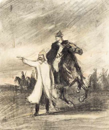 Michail W. Frunse, Kommandeur der Roten Armee von Konstantin Iwanowitsch Rudakow, 1930.