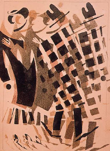 Neue Reiche. NEP-Mann von Wladimir Wassiljewitsch Lebedew, 1925.