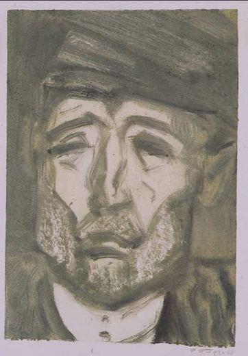 Porträt eines Mannes von Rostislav Nikolaevich Barto.
