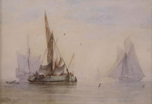 Segelschiffe von Lev Feliksovich Lagorio, 1905.